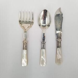 Sheffield Victorian Serving Pieces Caviar Set 5.5"